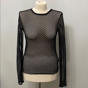 New with tags Zara mesh top size medium